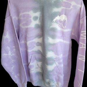 Fall Out Boy Lavender Tie-Dye Hoodie